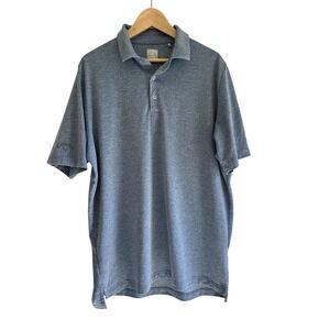 Callaway Opti-Dri Golf Polo Blue Short Sleeve Mens Size Large
